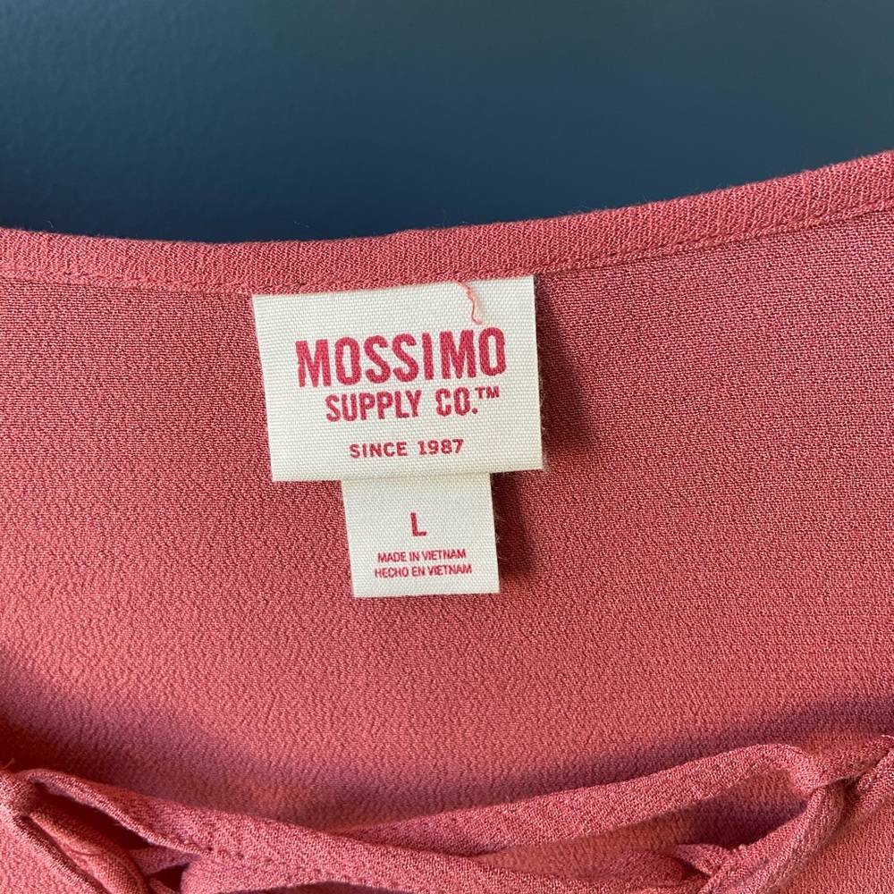 Mossimo Cropped Flutter Shirt - Picture 3 of 4